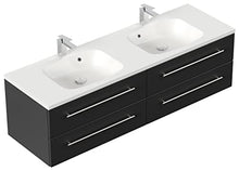 Mobile bagno Colossos 160 nero satinato