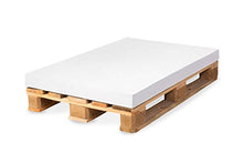 Cuscino per pallet, per divano pallet, imbottito (dimensioni:120x80x10cm), in gommapiuma, cuscino per cani