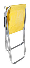 VERDELOOK Formentera, Sedia Sdraio oscillante 90x60x73 cm, Giallo, per arredo Esterni