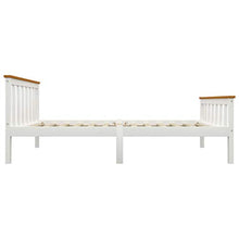 FAMIROSA Giroletto con 2 Cassetti Bianco in Massello di Pino 100x200 cm-0433