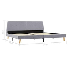 SKM Giroletto Grigio Chiaro in Tessuto 160x200 cm (23.52kg)
