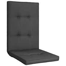 vidaXL Cuscini per Sedie da Giardino 2 pz Antracite 120x50x5 cm