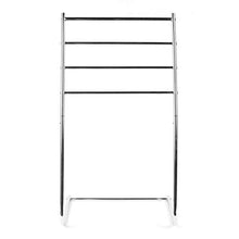 Beldray LA055477CHREU7 Portasciugamani A 4 Livelli, per Il Bagno, Asciuga E Porta Asciugamani, Stendibiancheria, Asciuga Rack, Design Compatto, Cromato