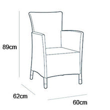 Keter Poltrona Iowa Bianco 62 X 60 X 89 Centimetri