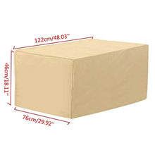ZCED Copertura Mobili Giardino Rettangolare Copertura Tavolo Esterno Impermeabile Tessuto Oxford Resistente 420D Impermeabile E Antipolvere Anti-UV