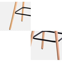 XHCP Sgabelli da Bar Sedie Girevoli con Schienale, Set di 2 in Legno, per Cucina da Interno Sgabelli da Bar
