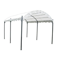 Papillon - Gazebo In Acciaio Verniciato Grigio Antracite 300X400 Cm Per Auto Aveiro