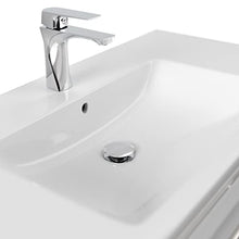 emotion Lavabo con mobiletto, Legno, Bianco Lucido, 100, 2 unità