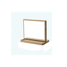GAOLE Specchio da Trucco per Il Desktop Specchio in Legno per Specchio da Bagno Specchio in Legno Europeo Il Materiale è in Legno + Vetro