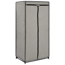 mewmewcat Guardaroba Portatile,Armadio Grigio 75x50x160 cm