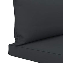 vidaXL - Cuscini per divano con pallet, 2 pezzi, colore: Antracite