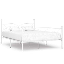 SKM Giroletto con Doghe Bianco in Metallo 200x200 cm (25.6kg)