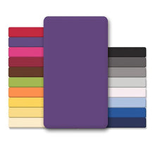 CelinaTex Lucina Lenzuolo Elasticizzato Topper spessori per Letto Contenitore Cotone 200x200-200x220 cm Lilla