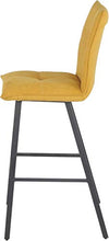 Destock Mobles - Sgabello da bar, in tessuto, con base in metallo, colore: grigio