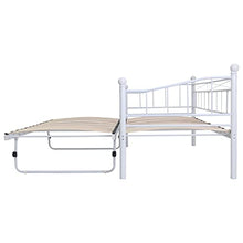 SKM Giroletto Bianco in Acciaio 180x200/90x200 cm