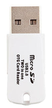 SaySure - 1pcs USB 2.0 + Micro USB 2-in-1 Micro SD TF Card Reader