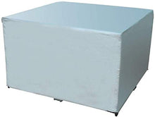 N / A mobili coperture mobili da Giardino con Patio coperture per Esterni Impermeabile Tavolo da Giardino Rettangolare Insieme della Copertura Heavy Duty, Giardino Copertura d'Argento Mobil.