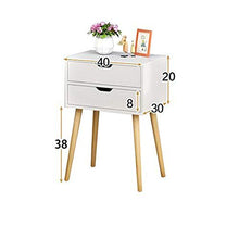 Comodino Comodino da Comodino Comodino con cassetto Adatto a Soggiorno e Camera da Letto (Color : White, Size : One Size)