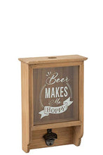 JLINE 97808 - Armadio decorativo in legno nudo, 25 x 10 x 37 cm