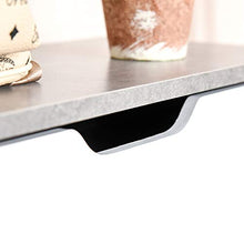 homcom Mobile Scarpiera Salvaspazio a 2 Ante per 8 Paia di Scarpe, Arredamento Moderno Grigio e Bianco, 62.5x26x81cm
