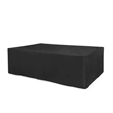 THJ Set di Mobili da Giardino per Esterni, Rivestimento per Mobili in Tessuto Oxford 210D Resistente all'Acqua E Resistente per Set di Cubi, Mobili da Giardino (160 * 150 * 80cm,Nero)