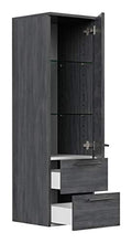 Set di mobili da bagno OPTIMO 80cm (6 pezzi) grigio grafite