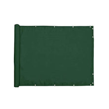 YUANBIAO Privacy Giardino 1.2x10m Durevole Telo Oscurante Balcone Anti UV per Balcone Giardino terrazza, Verde