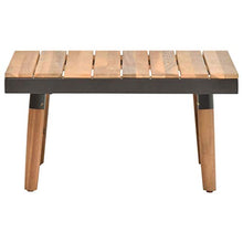 SKM Set Divani da Giardino 4 pz con Cuscini in Massello di Acacia (44.1kg)