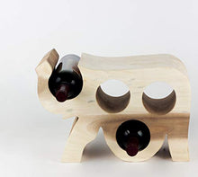 Rococo Portabottiglie in legno Elephant da 30 x 20 x 11 cm, in legno di suar