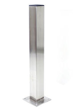 Gamba da tavolo quadrata in acciaio inox, 105 cm, 8 x 8 cm, colore: Nürnberg