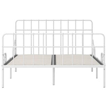 SKM Giroletto con Doghe Bianco in Metallo 140x200 cm (23.6kg)