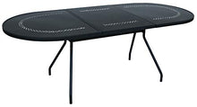 RD ITALIA Tavolo da Giardino Allungabile 160/220x95x76 cm in Acciaio Reef 160 Antracite