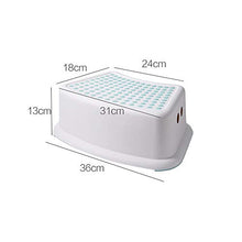 Sgabello Squatting Di Plastica Adatto A Tutti I Servizi Igienici E Bagno, Step Sgabelli Per Bambini, Presa Morbida Slip Resistant Per La Sicurezza, Impilabile,Blu