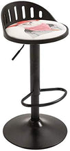 XHCP Sgabelli da Bar Regolabili con schienali, sgabelli da Bar ad Altezza bancone Set di 4, per Sedia da Ufficio per Computer da Cucina