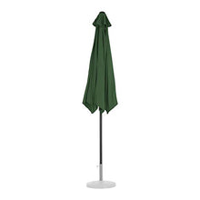 Uniprodo Ombrellone Palo Centrale Ombrello da Terrazzo Grande Uni_Umbrella_TR300GR (Verde, Esagonale, Inclinabile, Ø 300 cm)