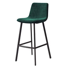 Sgabelli da Bar Moderni per La Colazione Sgabelli da Bar Imbottiti in Velluto Sedia da Pranzo in Ferro Battuto Art Kitchen 65 / 75cm Carico Massimo 200kg