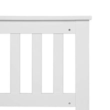 Beliani Letto in Legno di Pino Bianco con Rete a Doghe 160 x 200 cm Mayenne