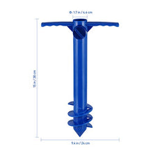Yardwe 1 Pc Robusto Ombrello di Ancoraggio per Sabbia Supporto per Ombrellone Resistente E Facile da Usare Supporto per Ombrellone Picco per Ombrellone da Giardino Esterno