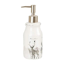 WYPDM Nordic Lavaggio Ceramica Set Elk Modello da Bagno 4 Pezzi collutorio Coppa Piatto di Sapone Supporto del Toothbrush Lotion Dispenser