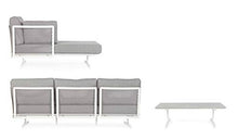 SET SALOTTO ANG. C-C ALTHEA BIANCO WG20