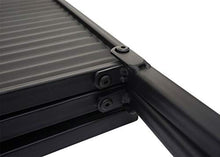 Paravento divisorio separè da Esterno HWC-J14 Metallo 3 Pannelli 200x121cm - Nero
