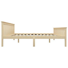 FAMIROSA Giroletto con 2 Cassetti in Legno Massello di Pino 160x200 cm-0340