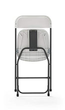 KG KitGarden - Set di 2 sedie pieghevoli multifunzionali, colore: bianco, Every