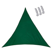Tela triangolare, in poliestere, con protezione dai raggi UV, per terrazzo, campeggio, esterni, giardino, valanga, vento, balcone