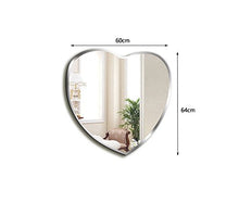 Dongyd Bagno Semplice Specchio, Parete Specchio del Bagno, a Forma di Cuore Specchio for Il Trucco spogliatoio