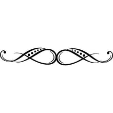 T-MK374 - Adesivi per testiera del letto, 32 x 190 cm, colore: Nero