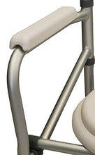 Sedia comoda pieghevole per WC o doccia, altezza regolabile 44-55cm