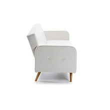 Bagno Italia Divano Letto reclinabile 210x82 Microfibra o Ecopelle Piedi Legno in 4 Colori Modello Rodrigo I - Arredi Casa