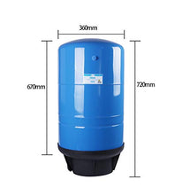 BAOSHISHAN RO Serbatoio in metallo da 20 galloni certificato NSF con valvola a sfera per acqua pura ad osmosi inversa serbatoio di pressione (20 galloni)