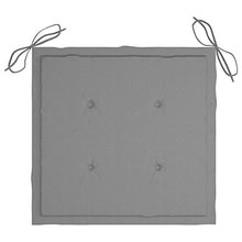 vidaXL Set da Pranzo Giardino Pieghevole 3 pz Cuscino Massello di Teak